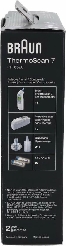 Braun IRT 6520 ThermoScan 7 Thermometer 8 Braun IRT 6520 ThermoScan 7 Thermometer - Afbeelding 6
