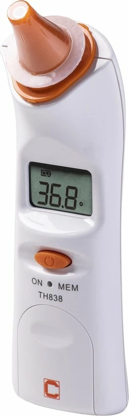 Cresta Care TH838S Infrarood Oor Thermometer Voor Kinderen En Volwassenen 4 Cresta Care TH838S Infrarood Oor Thermometer Voor Kinderen En Volwassenen - Afbeelding 2