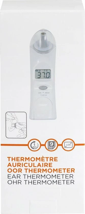 C-CARE Cresta Care TH838O Infrarood Oorthermometer Meting Binnen 1 Seconde 7 C-CARE Cresta Care TH838O Infrarood Oorthermometer Meting Binnen 1 Seconde - Afbeelding 5