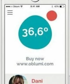 Oblumi Tapp - Digitale Infrarood Thermometer + Gratis App (iOS/Android) 18 Oblumi Tapp - Digitale Infrarood Thermometer + Gratis App (iOS/Android) -Yunmai Shop 336x840
