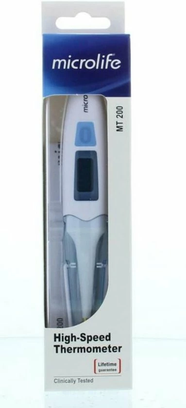 Microlife MT 200 - Koortsthermometer Met Flexibele Tip - 10 Sec - Klinisch Getest - Levenslange Garantie 6 Microlife MT 200 - Koortsthermometer Met Flexibele Tip - 10 Sec - Klinisch Getest - Levenslange Garantie - Afbeelding 4