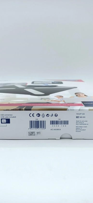 Veroval Personenweegschaal Voor Gewichts- En Lichaamsanalyse 7 Veroval Personenweegschaal Voor Gewichts- En Lichaamsanalyse - Afbeelding 5