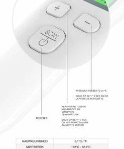 Djambo Thermometer Voorhoofd Infrarood Met Digitaal Kleuren Display - Snelle Meting In 1 Seconde - Thermometer Lichaam En Objecten - Koorts Thermometer Voor Baby, Kinderen En Volwassen - Gratis Batterijen 13 Djambo Thermometer Voorhoofd Infrarood Met Digitaal Kleuren Display - Snelle Meting In 1 Seconde - Thermometer Lichaam En Objecten - Koorts Thermometer Voor Baby, Kinderen En Volwassen - Gratis Batterijen -Yunmai Shop 403x840