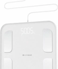 Silvergear Slimme Pro Weegschaal Met Handvat - 14 Meetfuncties En Analyse App - 8 Sensoren - Professionele Sportschool Smart Scale - Bio Impedantie Meting - Onderlichaam ?n Bovenlichaam Metingen - Wit 22 Silvergear Slimme Pro Weegschaal Met Handvat - 14 Meetfuncties En Analyse App - 8 Sensoren - Professionele Sportschool Smart Scale - Bio Impedantie Meting - Onderlichaam ?n Bovenlichaam Metingen - Wit -Yunmai Shop 424x840