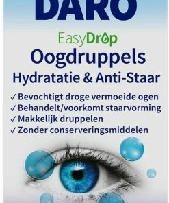 Daro Easydrop Oogdruppels Hydratatie & Anti-Staar 10 Ml