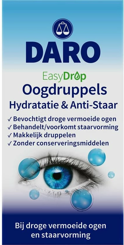 Daro Easydrop Oogdruppels Hydratatie & Anti-Staar 10 Ml 3 Daro Easydrop Oogdruppels Hydratatie & Anti-Staar 10 Ml