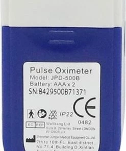Jumper Medical Zuurstofmeter - Saturatiemeter - Oximeter - Hartslagmeter Vinger - HD LED Scherm - Incl Koord En Batterij -Yunmai Shop 425x840 2