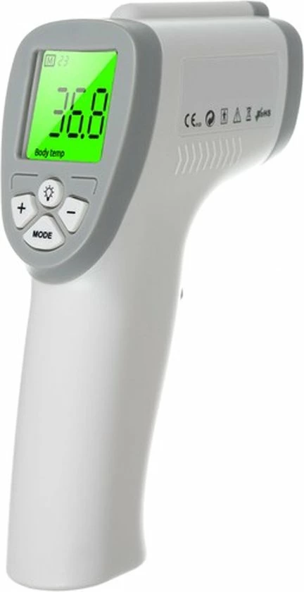 RoHS Infrarood Thermometer - Contactloos - Koortsmeter Voor Kind En Volwassenen 3 RoHS Infrarood Thermometer - Contactloos - Koortsmeter Voor Kind En Volwassenen