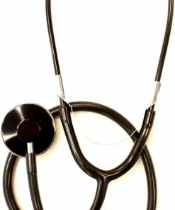 Merkloos Stethoscoop Voor Verpleegkundige - Enkelzijdig - Kleur Zwart - Verpleegster Stethoscoop - Nurse Stethoscope