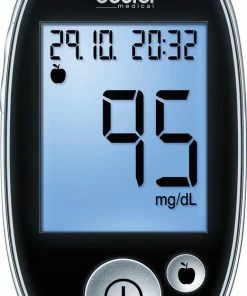* Beurer - GL44 Glucosemeter Mmol/l (NL) - Beurer Connect - Zwart