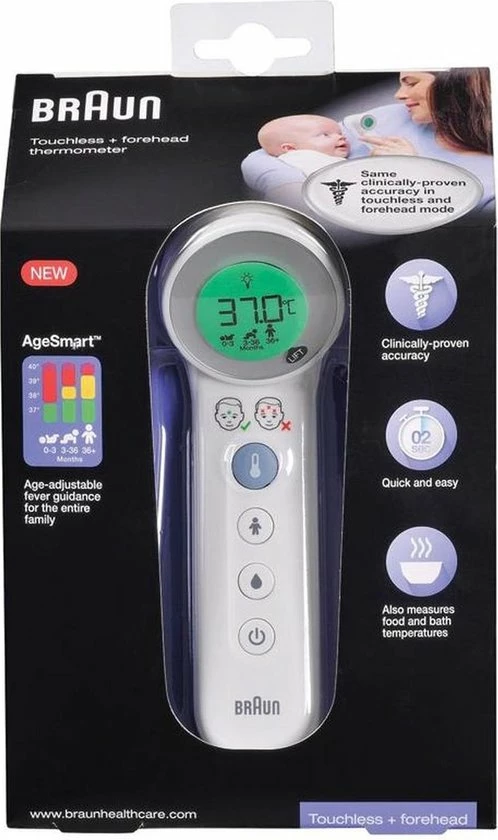 Braun - BNT400 - No - Touch - Infrared - Thermometer 6 Braun - BNT400 - No - Touch - Infrared - Thermometer - Afbeelding 4