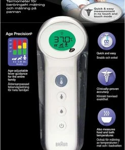 Braun - Koortsthermometer - No Touch - BNT400WE 24 Braun - Koortsthermometer - No Touch - BNT400WE -Yunmai Shop 499x840 4