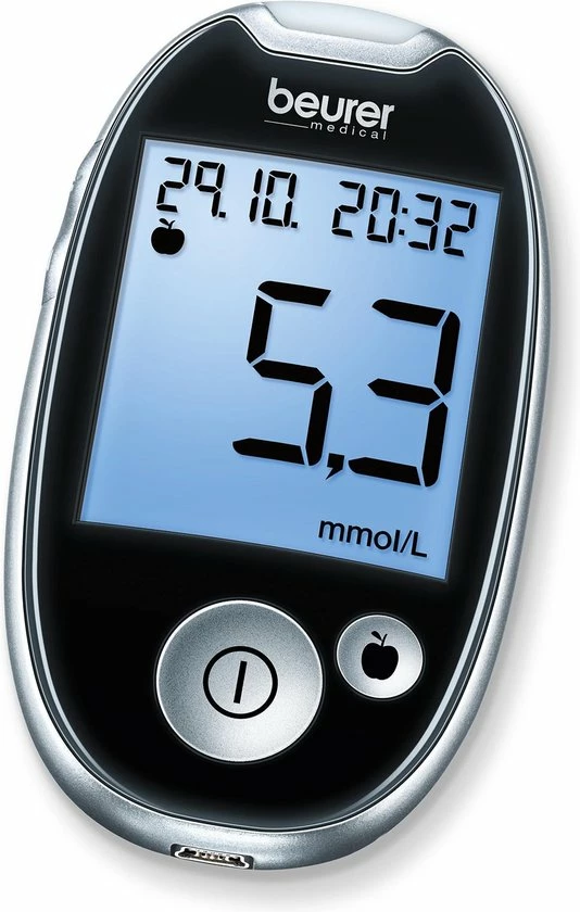 * Beurer - GL44 Glucosemeter Mmol/l (NL) - Beurer Connect - Zwart 10 * Beurer - GL44 Glucosemeter Mmol/l (NL) - Beurer Connect - Zwart - Afbeelding 8