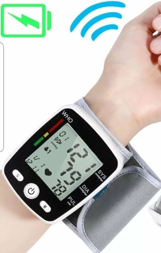 Tip Top Vintage Audio Bloeddrukmeter Pols - WHO - USB Oplaadbaar 3 Tip Top Vintage Audio Bloeddrukmeter Pols - WHO - USB Oplaadbaar