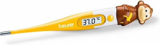 Beurer BY11 - Baby Koortsthermometer - Flexibele Punt - Aap 3 Beurer BY11 - Baby Koortsthermometer - Flexibele Punt - Aap