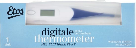 Etos - Digitale Thermometer Lichaam - Flexibele Punt 3 Etos - Digitale Thermometer Lichaam - Flexibele Punt