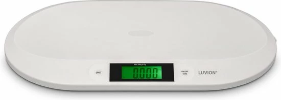 Luvion Babyweegschaal Exact-75 - Baby Weegschaal - Op 5 Gram Nauwkeurig - Meetlint Inclusief 7 Luvion Babyweegschaal Exact-75 - Baby Weegschaal - Op 5 Gram Nauwkeurig - Meetlint Inclusief - Afbeelding 5