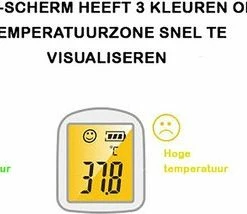 Djambo Thermometer Voorhoofd Infrarood Met Digitaal Kleuren Display - Snelle Meting In 1 Seconde - Thermometer Lichaam En Objecten - Koorts Thermometer Voor Baby, Kinderen En Volwassen - Gratis Batterijen 15 Djambo Thermometer Voorhoofd Infrarood Met Digitaal Kleuren Display - Snelle Meting In 1 Seconde - Thermometer Lichaam En Objecten - Koorts Thermometer Voor Baby, Kinderen En Volwassen - Gratis Batterijen -Yunmai Shop 550x214 2