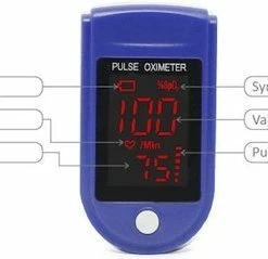 Jumper Medical Zuurstofmeter - Saturatiemeter - Oximeter - Hartslagmeter Vinger - HD LED Scherm - Incl Koord En Batterij -Yunmai Shop 550x239