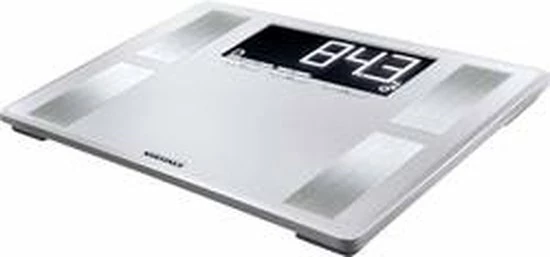 Soehnle - Personenweegschaal - Analyse - XL (35 X 30) - Kunststof - Zilver - BIA - BMI - Vet - Water - Spiermassa - Kcal 25 Soehnle - Personenweegschaal - Analyse - XL (35 X 30) - Kunststof - Zilver - BIA - BMI - Vet - Water - Spiermassa - Kcal - Afbeelding 23