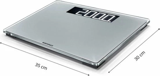 Soehnle Personenweegschaal Digitaal Style Sense Comfort 600 - Tot 200 Kg - Incl. Batterijen 7 Soehnle Personenweegschaal Digitaal Style Sense Comfort 600 - Tot 200 Kg - Incl. Batterijen - Afbeelding 5