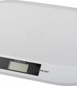 Parcura Babyweegschaal - Digitale Weegschaal Baby - (ook Als Dierenweegschaal) - Max. 20 Kg