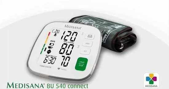 Medisana BU 540 Connect Bovenarm Bloeddrukmeter 4 Medisana BU 540 Connect Bovenarm Bloeddrukmeter - Afbeelding 2