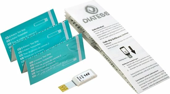 Diatesse Xper KETO-startpakket INCLUSIEF 10 Ketonen Strips + 10 Glucose Strips | Ketonen Meter 5 Diatesse Xper KETO-startpakket INCLUSIEF 10 Ketonen Strips + 10 Glucose Strips | Ketonen Meter - Afbeelding 3