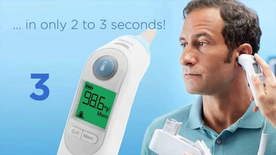 Braun ThermoScan? PRO 6000 - Welch Allyn Thermometer - Digitale Oorthermometer - Meting Tijd: 2? 3 Seconden 5 Braun ThermoScan? PRO 6000 - Welch Allyn Thermometer - Digitale Oorthermometer - Meting Tijd: 2? 3 Seconden - Afbeelding 3