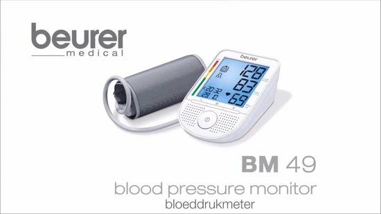 Beurer BM49 - Bloeddrukmeter Bovenarm - XL Display - Sprekend NL/DE/FR/IT 4 Beurer BM49 - Bloeddrukmeter Bovenarm - XL Display - Sprekend NL/DE/FR/IT - Afbeelding 2