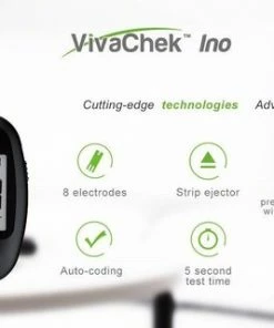 Flynther VivaChek Ino Glucosemeter Startpakket (inclusief 100 Lancetten, 50 Teststrips En Een Prikpen) -Yunmai Shop 550x320 2