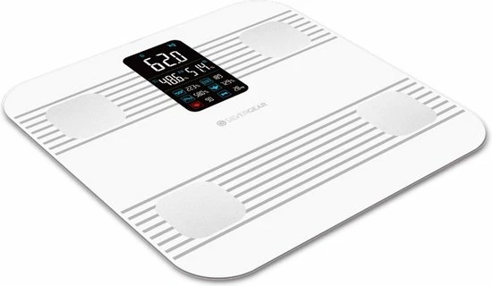 Silvergear Premium Slimme Weegschaal Met Hartslagmeter ? 17x Lichaamsanalyse Metingen - Gratis App - Wit 13 Silvergear Premium Slimme Weegschaal Met Hartslagmeter ? 17x Lichaamsanalyse Metingen - Gratis App - Wit - Afbeelding 11