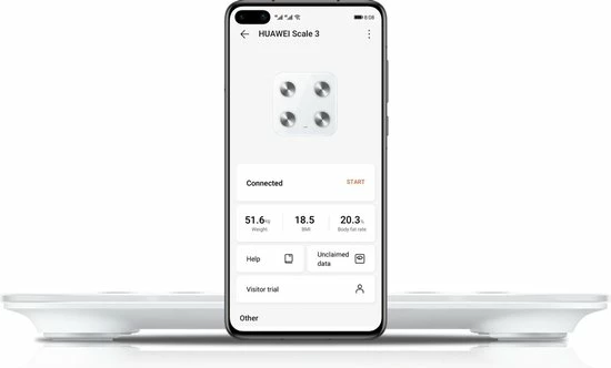 Huawei Scale 3 - Personenweegschaal - Wit 5 Huawei Scale 3 - Personenweegschaal - Wit - Afbeelding 3
