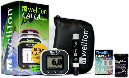 Wellion Calla Light Startpakket (met 50 Strips En 50 Lancetten) - Wit 7 Wellion Calla Light Startpakket (met 50 Strips En 50 Lancetten) - Wit - Afbeelding 5