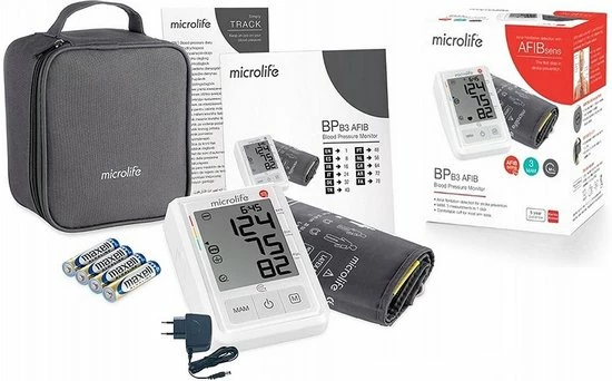 Microlife BP B3 AFIB - Bovenarm Bloeddrukmeter - Klinisch Gevalideerd - No. 1 Merk Bij Huisartsen 4 Microlife BP B3 AFIB - Bovenarm Bloeddrukmeter - Klinisch Gevalideerd - No. 1 Merk Bij Huisartsen - Afbeelding 2
