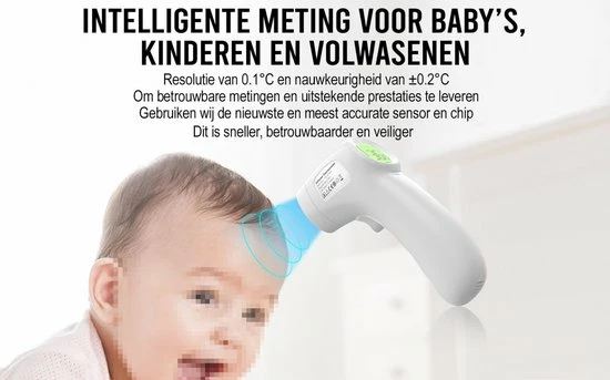 Setho Professionele Infrarood Thermometer Met Hoge Nauwkeurigheid ? Temperatuur Meter - Medisch ? Koorts - Voorhoofd/Lichaam/Oor ? Baby/Kinderen/Volwassenen ? Contactloos ? Digitaal ? Laser 8 Setho Professionele Infrarood Thermometer Met Hoge Nauwkeurigheid ? Temperatuur Meter - Medisch ? Koorts - Voorhoofd/Lichaam/Oor ? Baby/Kinderen/Volwassenen ? Contactloos ? Digitaal ? Laser - Afbeelding 6
