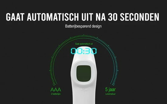 Setho Professionele Infrarood Thermometer Met Hoge Nauwkeurigheid ? Temperatuur Meter - Medisch ? Koorts - Voorhoofd/Lichaam/Oor ? Baby/Kinderen/Volwassenen ? Contactloos ? Digitaal ? Laser 11 Setho Professionele Infrarood Thermometer Met Hoge Nauwkeurigheid ? Temperatuur Meter - Medisch ? Koorts - Voorhoofd/Lichaam/Oor ? Baby/Kinderen/Volwassenen ? Contactloos ? Digitaal ? Laser - Afbeelding 9