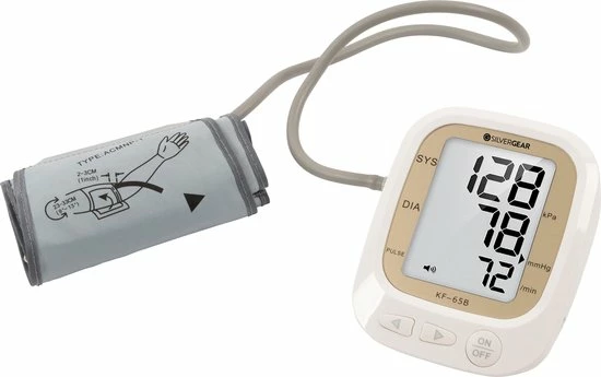 Silvergear? Digitale Bloeddrukmeter Met Spraak ? Geschikt Voor Bovenarm ? Blood Pressure Monitor - Inclusief Hartslagmeter 3 Silvergear? Digitale Bloeddrukmeter Met Spraak ? Geschikt Voor Bovenarm ? Blood Pressure Monitor - Inclusief Hartslagmeter