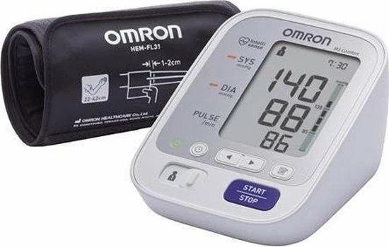 OMRON M3 COMFORT Bovenarm Bloeddrukmeter 7 OMRON M3 COMFORT Bovenarm Bloeddrukmeter - Afbeelding 5