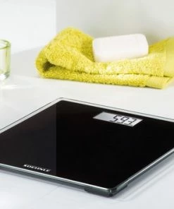Soehnle Personenweegschaal Digitaal Style Sense Compact 100 ? Zwart ? Tot 180 Kg - Incl. Batterijen -Yunmai Shop 550x355 1