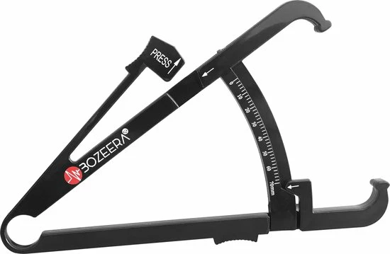 BOZEERA Huidplooimeter - Vetmeter - Vetpercentagemeter - Inclusief Software Video Uitleg En Nederlandse Handleiding 7 BOZEERA Huidplooimeter - Vetmeter - Vetpercentagemeter - Inclusief Software Video Uitleg En Nederlandse Handleiding - Afbeelding 5