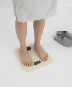 Brabantia ReNew Personenweegschaal Digitaal - Geen Batterij Nodig - Soft Beige -Yunmai Shop 550x366 70