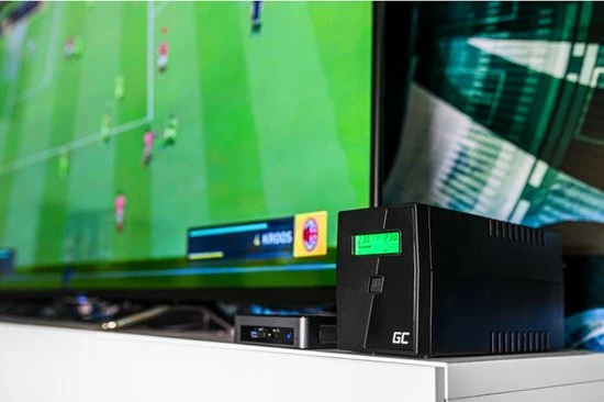 GREEN CELL UPS Micropower 2000VA 1200W Met LCD Scherm 5 GREEN CELL UPS Micropower 2000VA 1200W Met LCD Scherm - Afbeelding 3