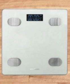 Hyundai - Digitale Personenweegschaal Met Bluetooth En Lichaamsanalyse - Zilver 13 Hyundai - Digitale Personenweegschaal Met Bluetooth En Lichaamsanalyse - Zilver -Yunmai Shop 550x366 91