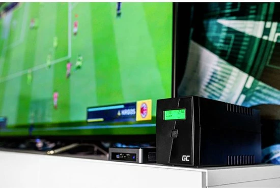 GREEN CELL UPS Micropower 2000VA 1200W Met LCD Scherm 4 GREEN CELL UPS Micropower 2000VA 1200W Met LCD Scherm - Afbeelding 2