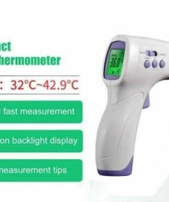 Hurconn Contactloze Infrarood Temperatuur Meter| Thermometer| Koortsmeter | Non Contact Voorhoofd Meter| Temperatuurmeter Voor Koorts Met LCD Display | Voor Kinderen | Volwassenen| Digitaal | Digitale IR Thermometers -Yunmai Shop 550x373 2