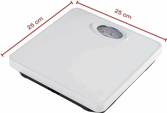 Korona Ben- Analoge Personenweegschaal- Wit 5 Korona Ben- Analoge Personenweegschaal- Wit - Afbeelding 3