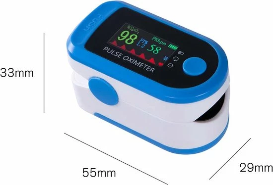 Urban Kr8 URBANKR8 - Pulse Oximeter - Meet Snel Je Hartslag En Zuurstofgehalte In Je Bloed! 6 Urban Kr8 URBANKR8 - Pulse Oximeter - Meet Snel Je Hartslag En Zuurstofgehalte In Je Bloed! - Afbeelding 4