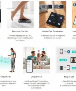 Eufy Bodysense C1 - Smart Scale - Weegschaal -Yunmai Shop 550x380