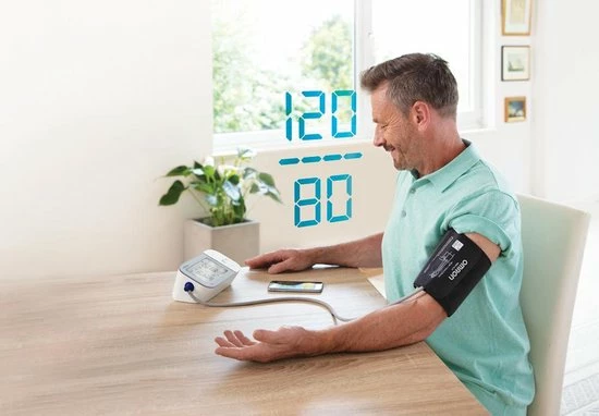 OMRON X7 Smart Bloeddrukmeter Bovenarm - Blood Pressure Monitor - Klinisch Gevalideerd - Met Mobiele App - 22 Tot 42 Cm Manchet 7 OMRON X7 Smart Bloeddrukmeter Bovenarm - Blood Pressure Monitor - Klinisch Gevalideerd - Met Mobiele App - 22 Tot 42 Cm Manchet - Afbeelding 5